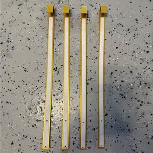 20” Gold Over-The-Door Mirror Hanging Set - Brand NEW - Set of Two